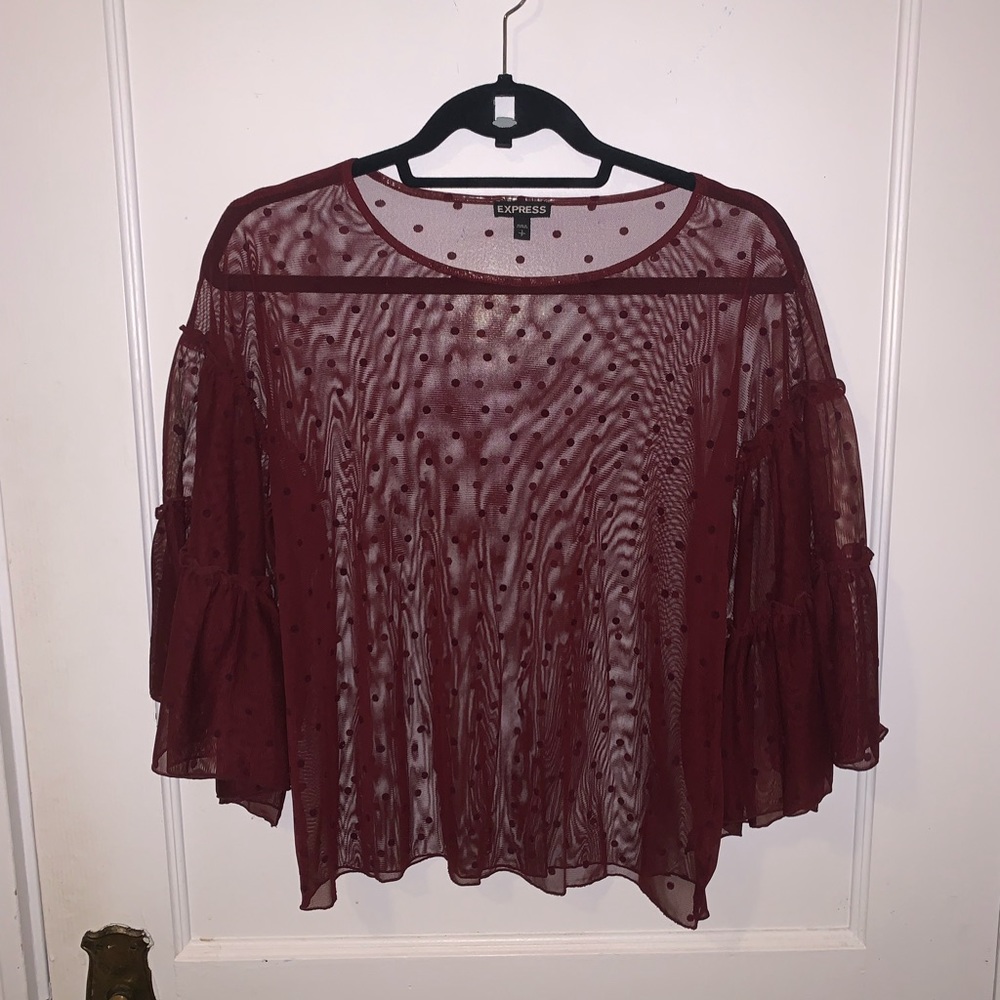 Express sheer top